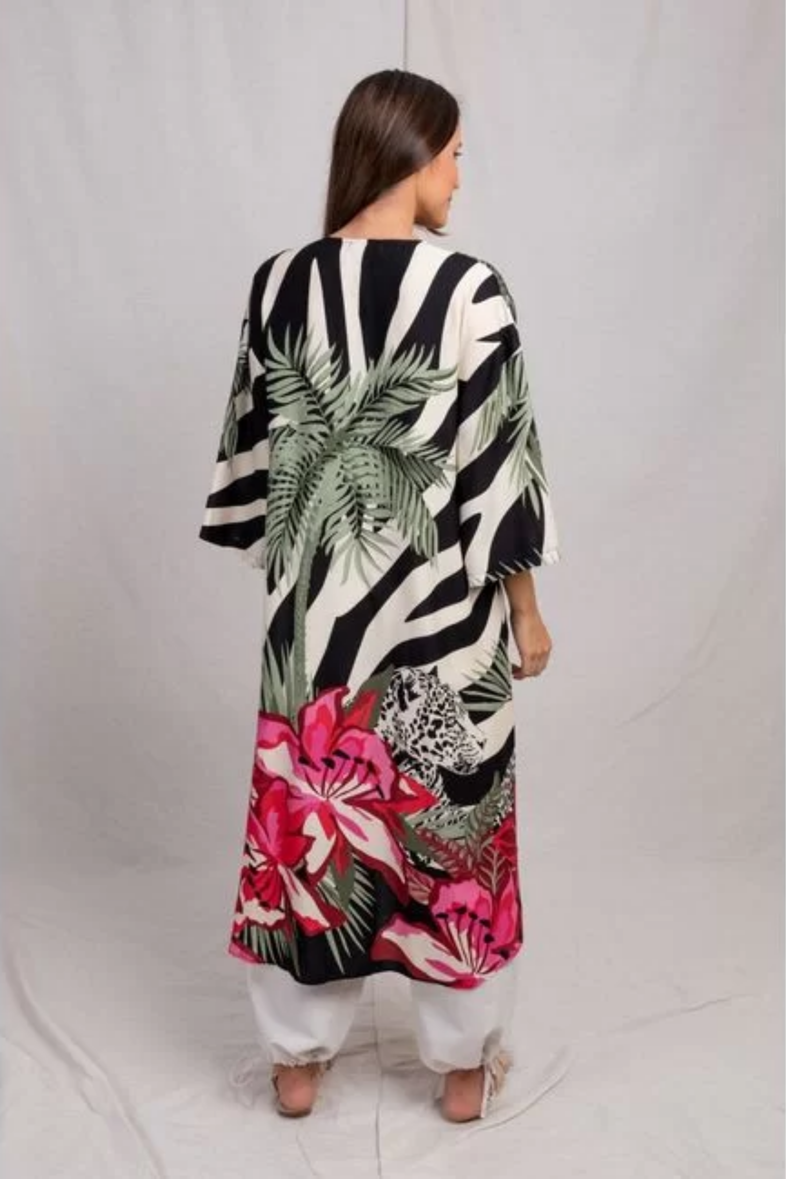 Kimono Pantanal Estampado